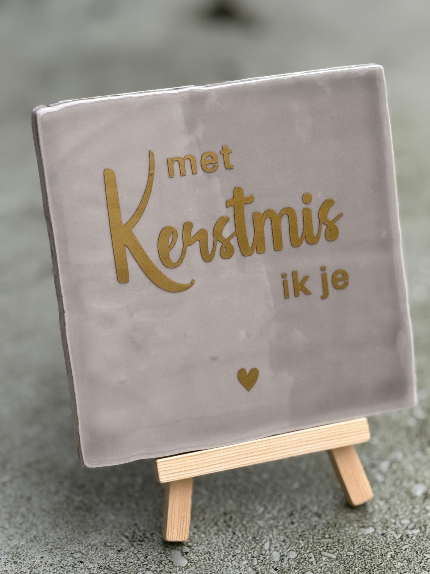 Tegeltje met Kerstmis ik je
