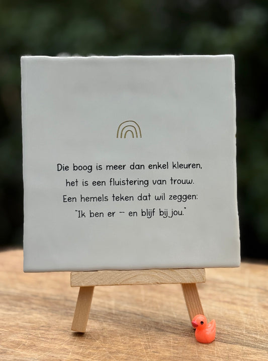 Die boog is meer dan enkel kleuren..