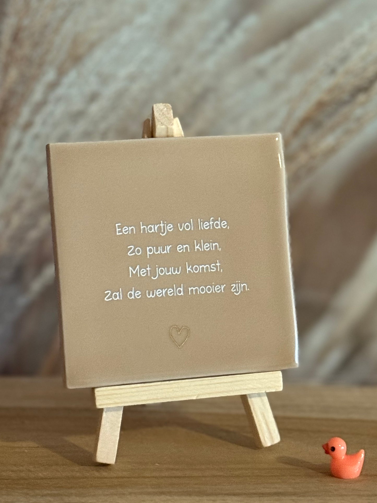Tegeltje - Een hartje vol liefde