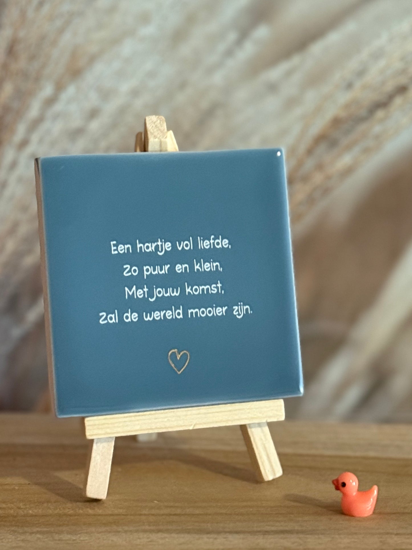 Tegeltje - Een hartje vol liefde