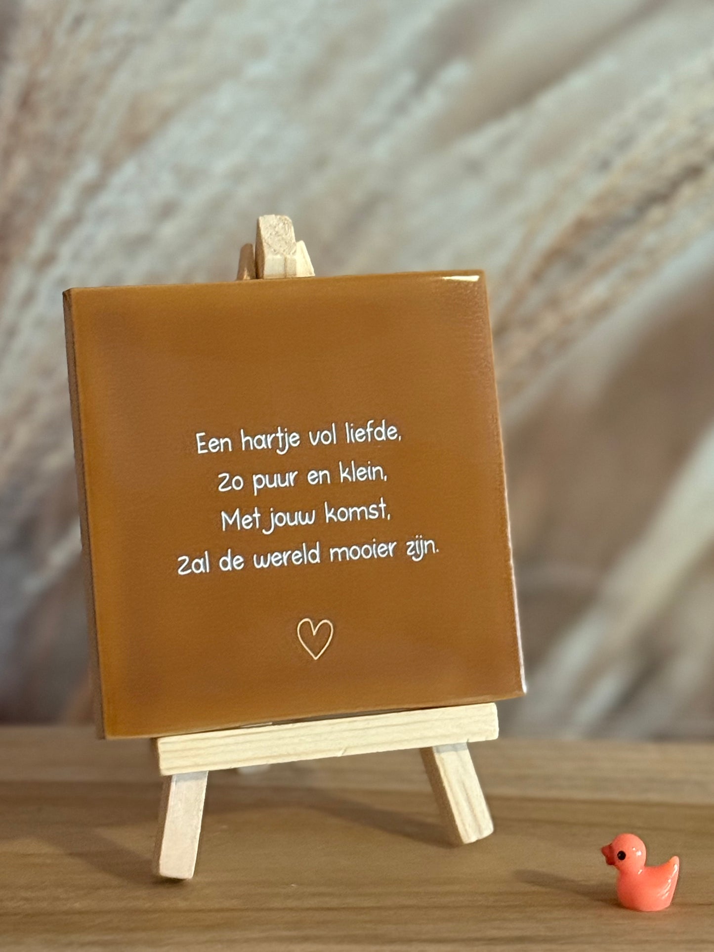 Tegeltje - Een hartje vol liefde