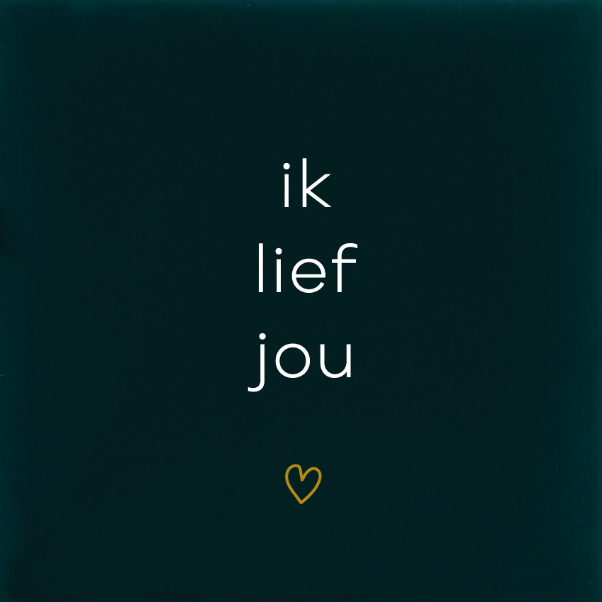 Ik lief jou
