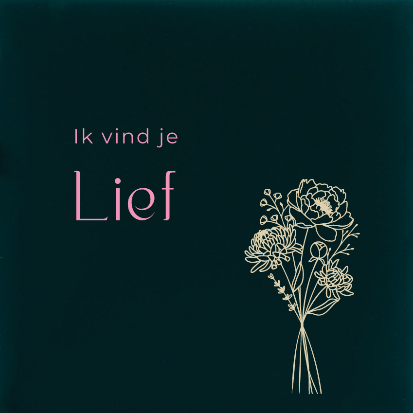 Ik vind je lief Bloemen