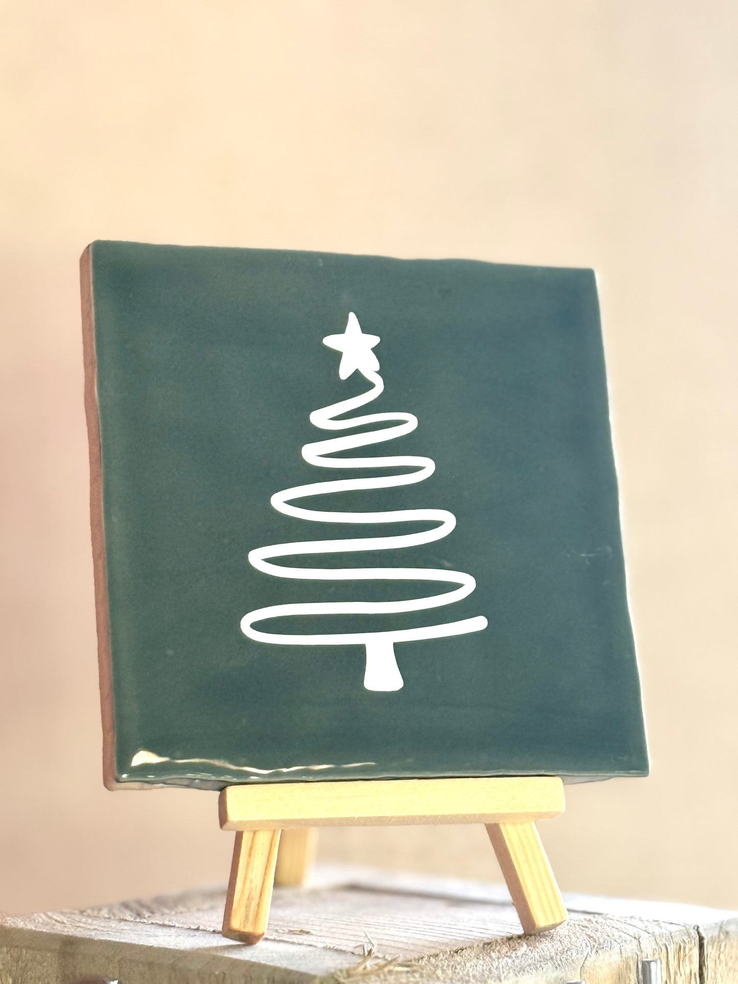 Tegeltje met Kerstboom