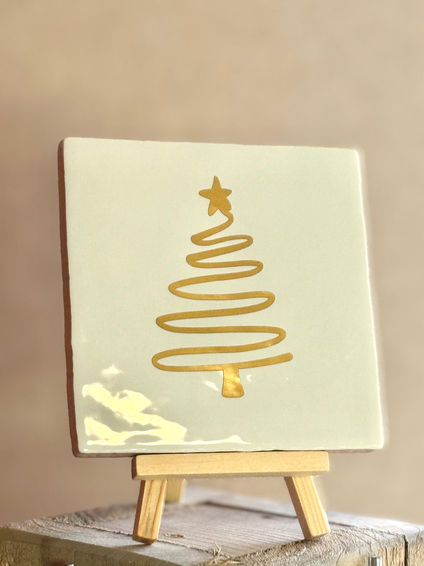 Tegeltje met Kerstboom
