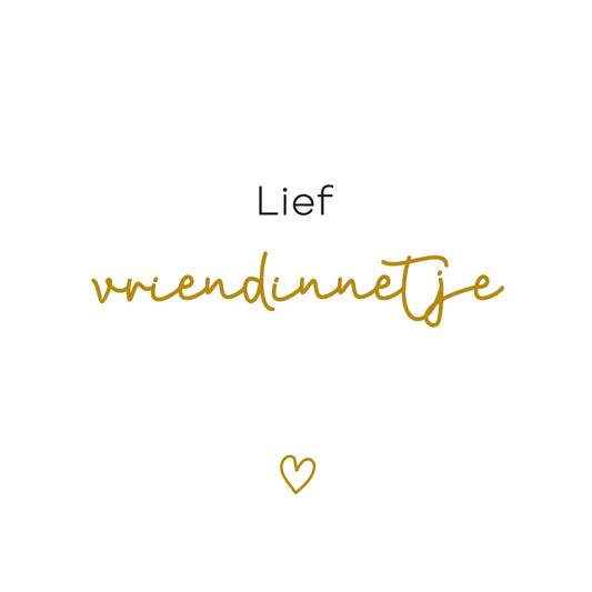 Lief vriendinnetje