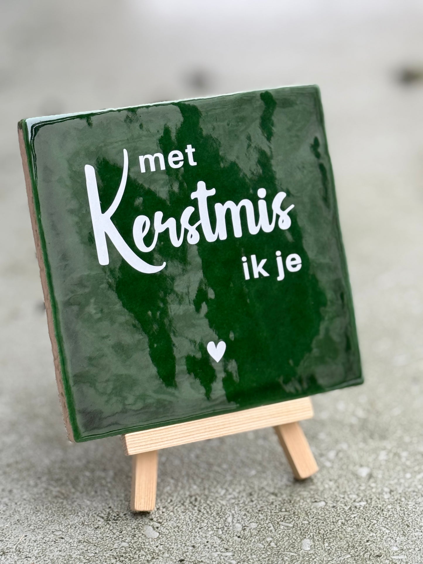 Tegeltje met Kerstmis ik je