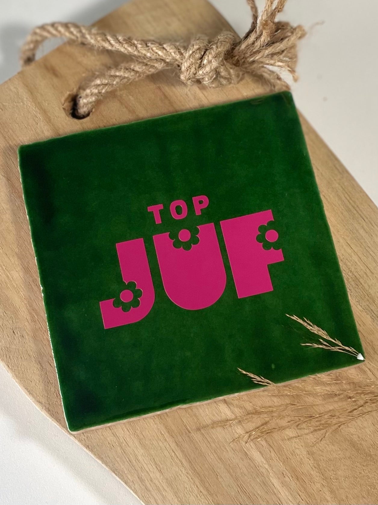 Tegeltje TOP JUF