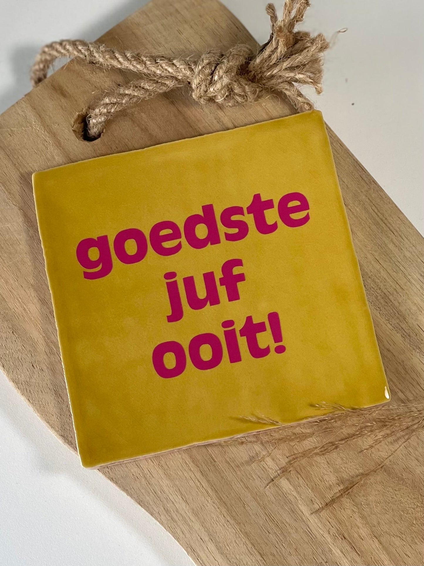 Tegeltje goedste juf ooit!