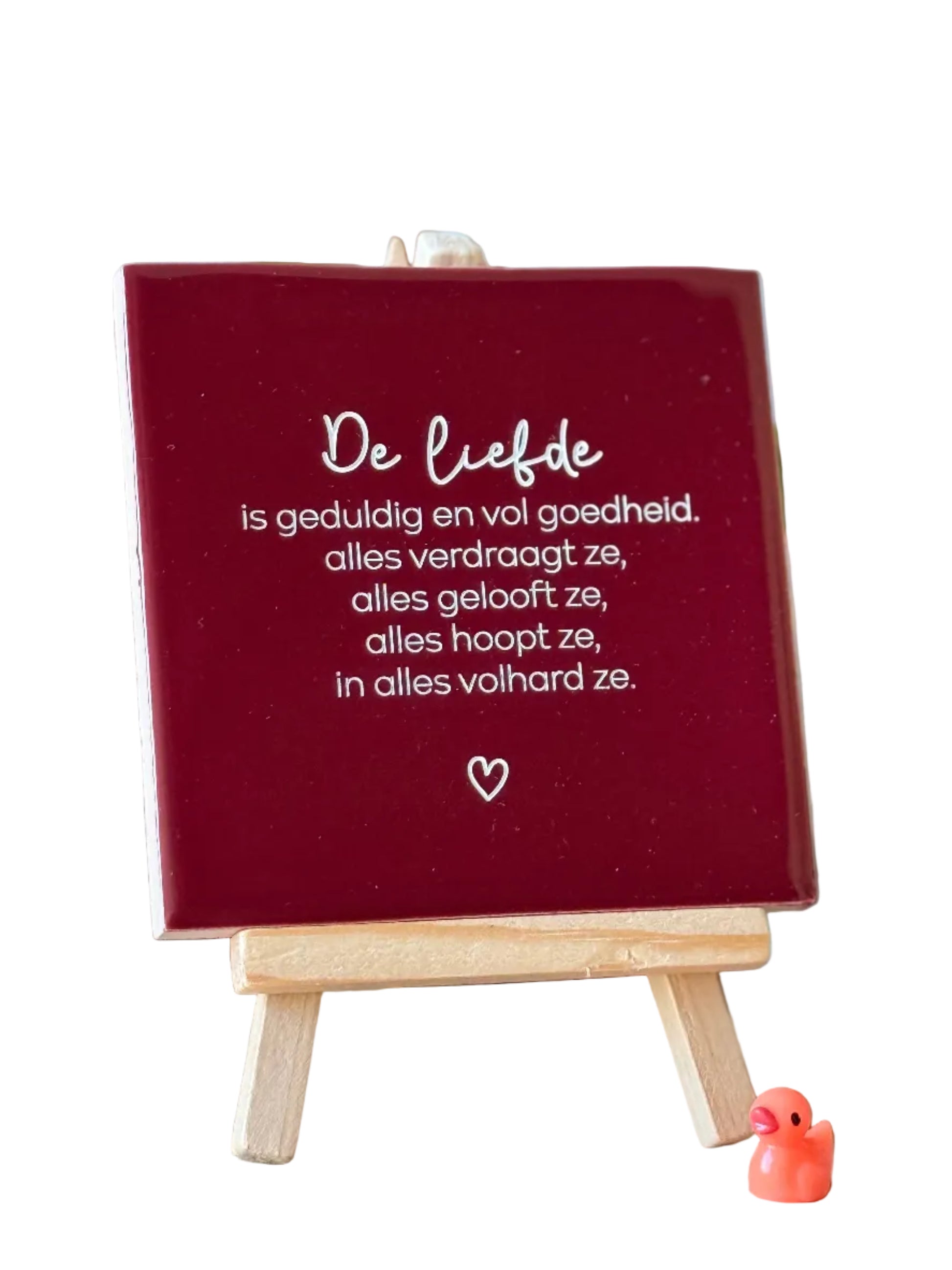 De liefde is geduldigen vol goedheid