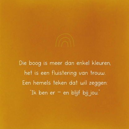 Die boog is meer dan enkel kleuren..