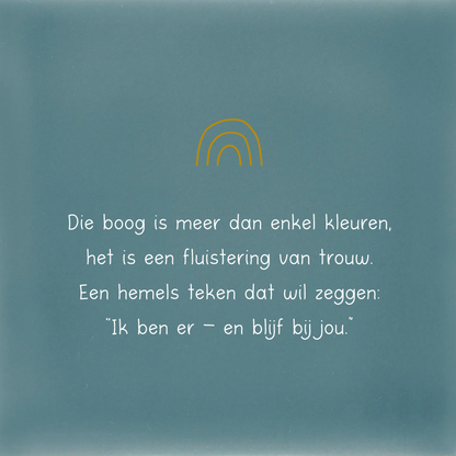 Die boog is meer dan enkel kleuren..