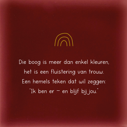 Die boog is meer dan enkel kleuren..