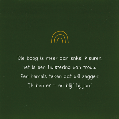 Die boog is meer dan enkel kleuren..