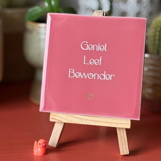Geniet Leef Bewonder