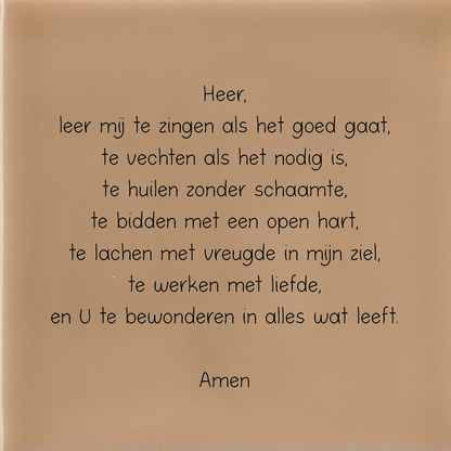 Heer, Leer mij te zingen - Beige