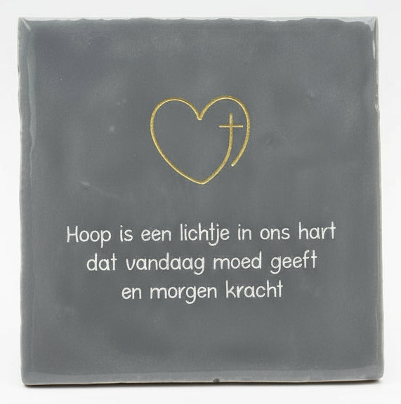 Hoop is een lichtje in ons hart...