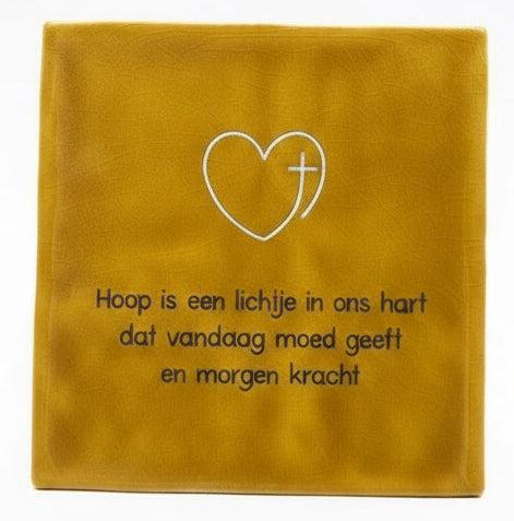 Hoop is een lichtje in ons hart...