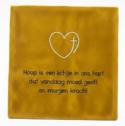 Hoop is een lichtje in ons hart...