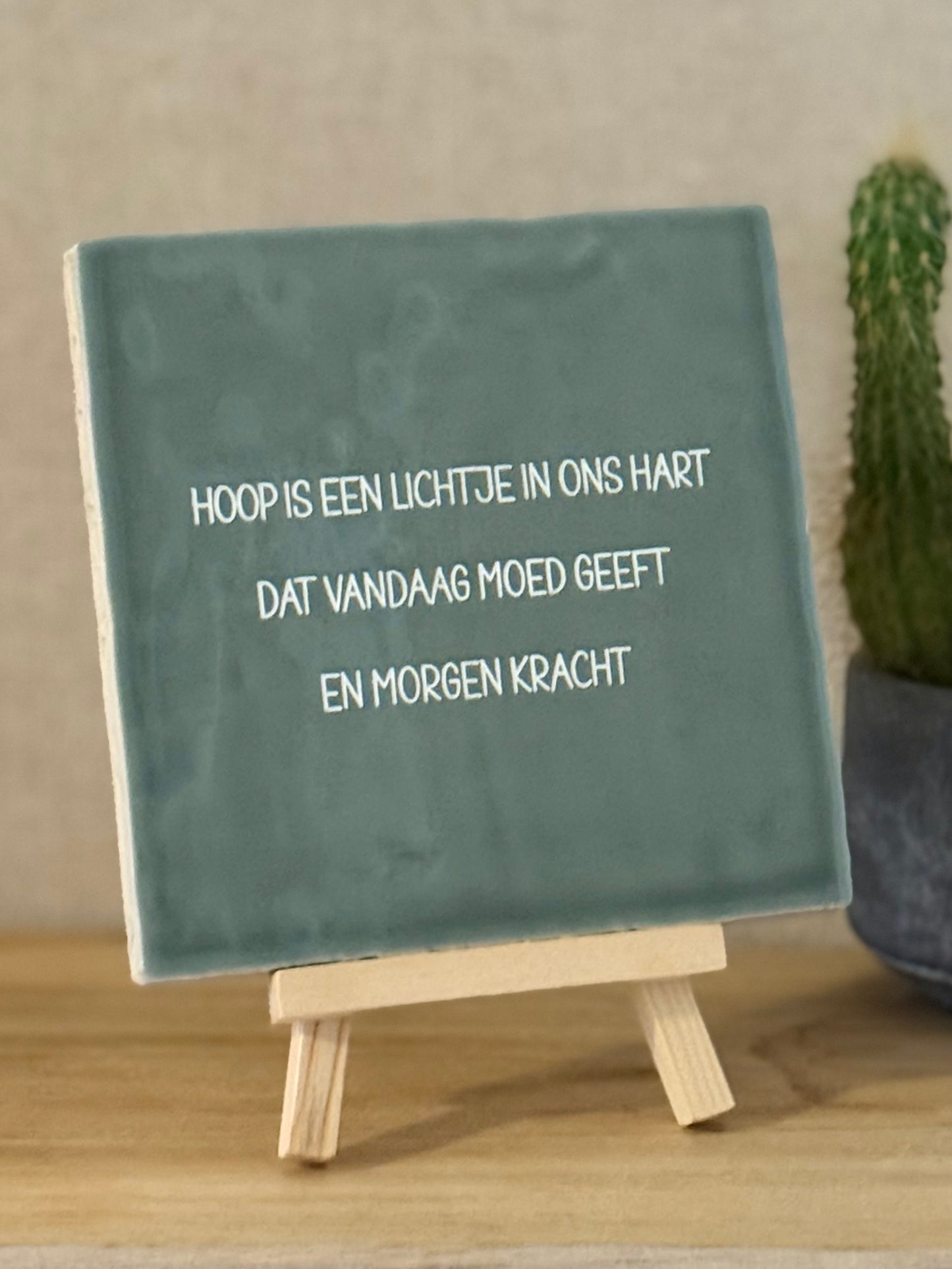 Tegeltje “HOOP”