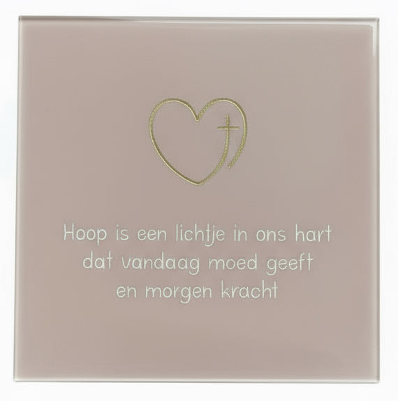 Hoop is een lichtje in ons hart...