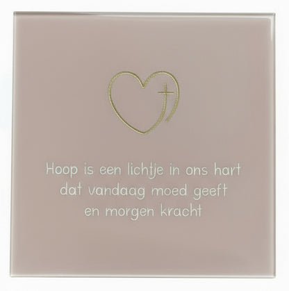 Hoop is een lichtje in ons hart...