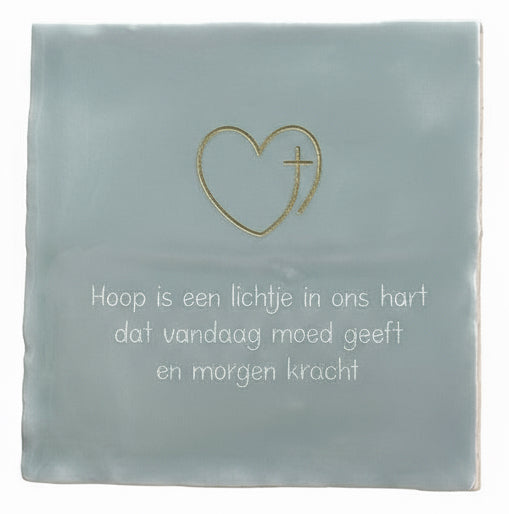 Hoop is een lichtje in ons hart...