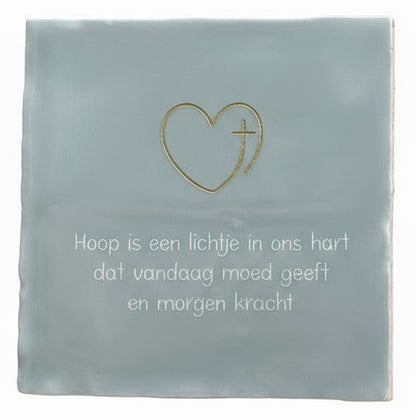 Hoop is een lichtje in ons hart...