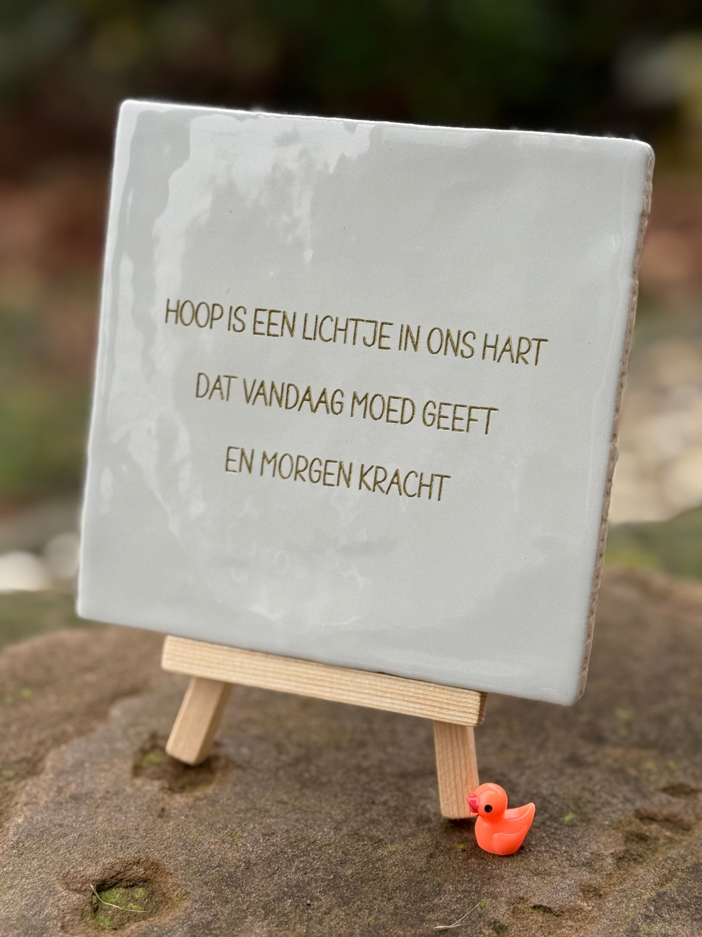 Tegeltje “HOOP”