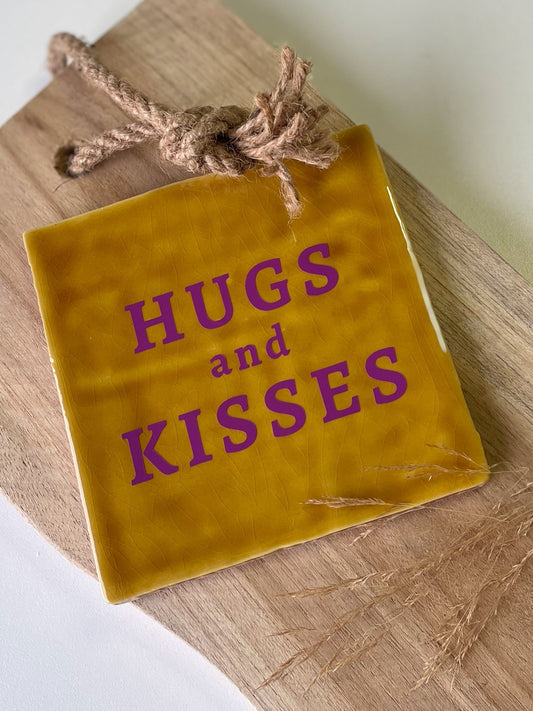 Tegeltje Hugs and kisses
