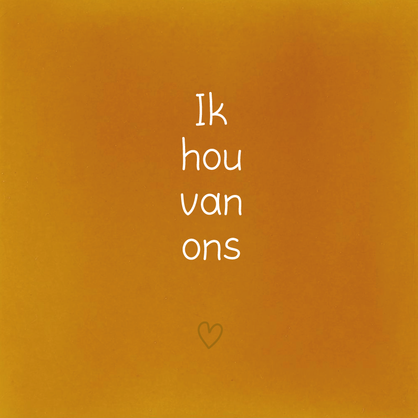 Ik hou van ons