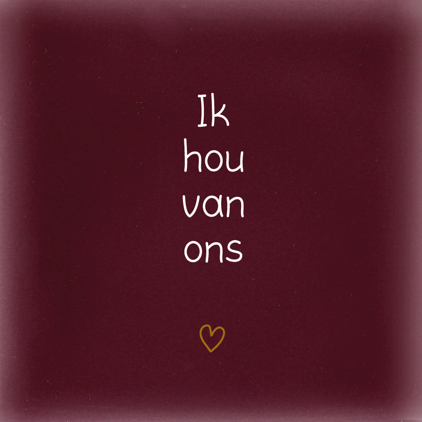 Ik hou van ons