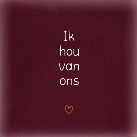 Ik hou van ons