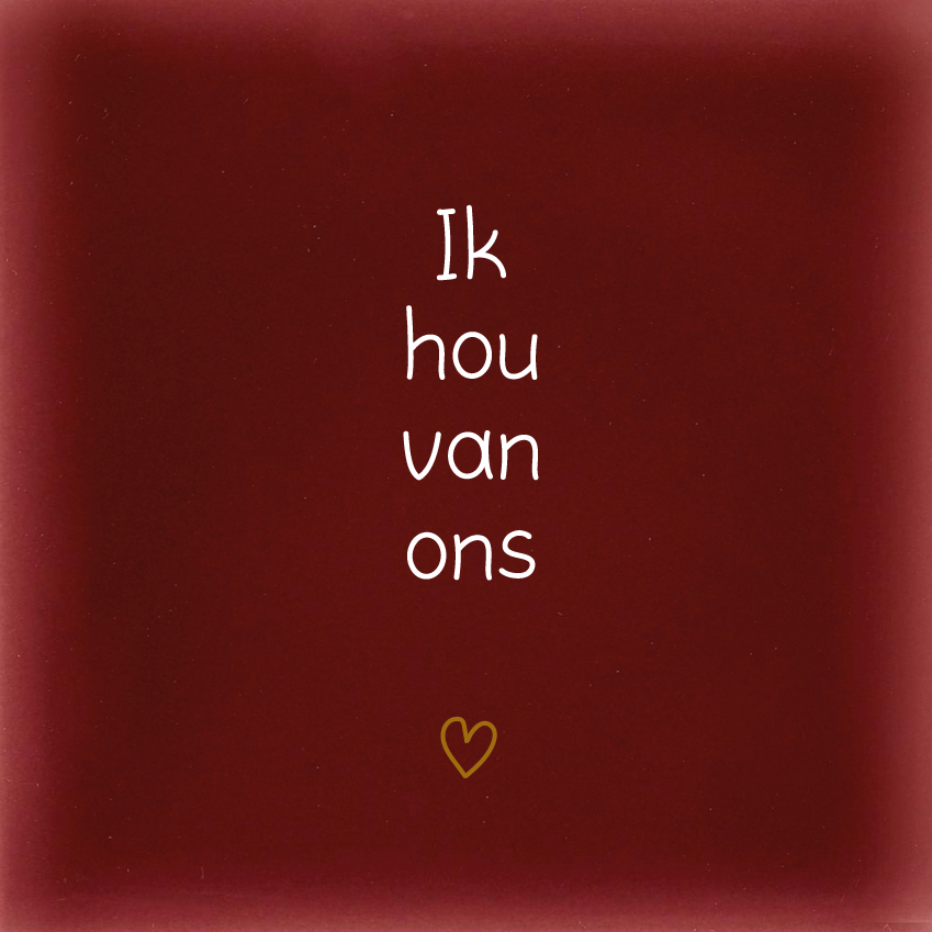 Ik hou van ons