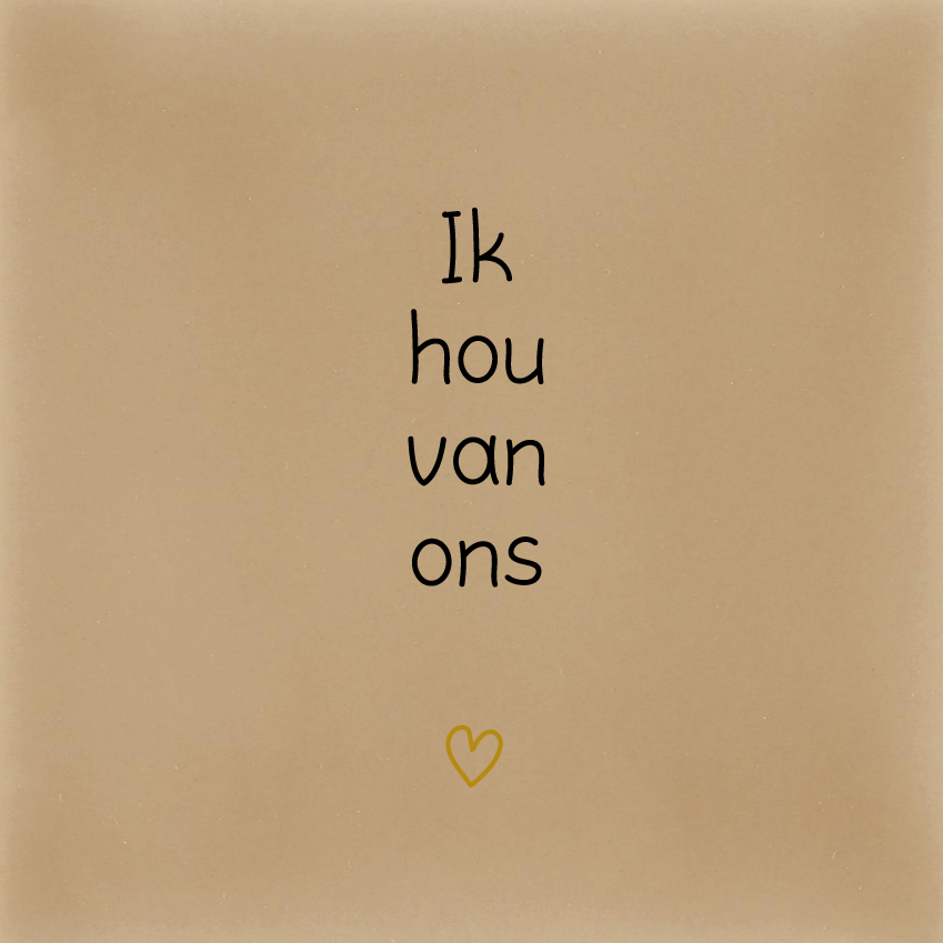 Ik hou van ons