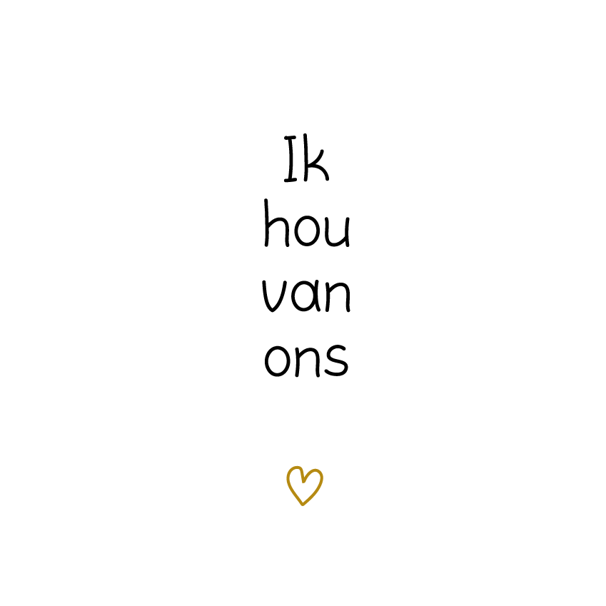 Ik hou van ons