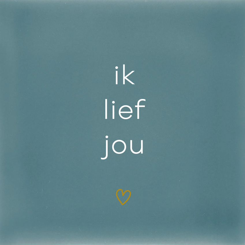 Ik lief jou
