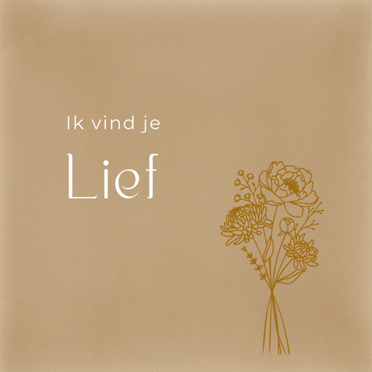 Ik vind je lief Bloemen