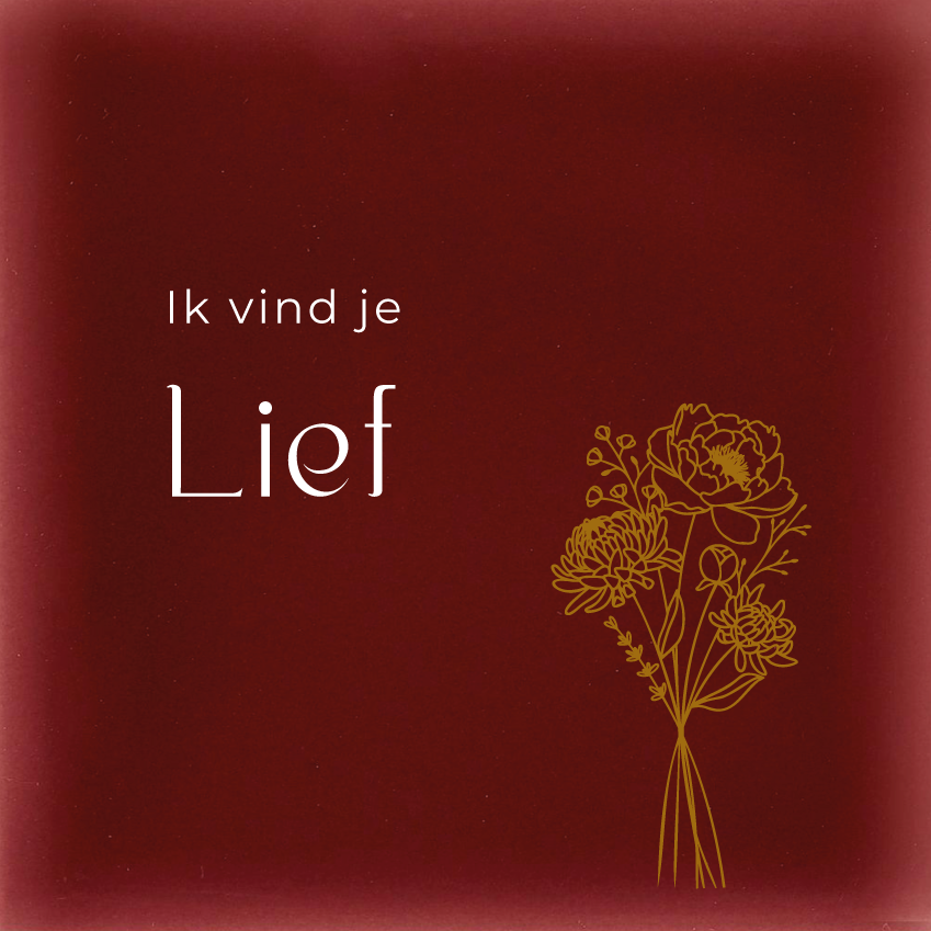Ik vind je lief Bloemen