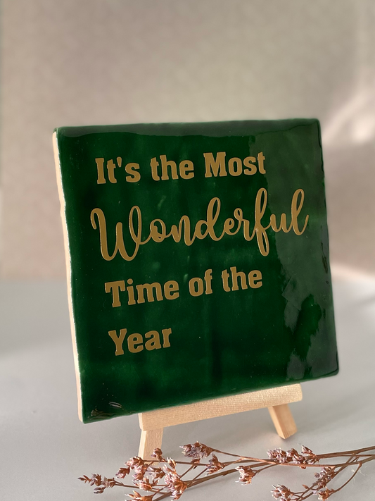 Tegeltje It's the most wonderful time of the year