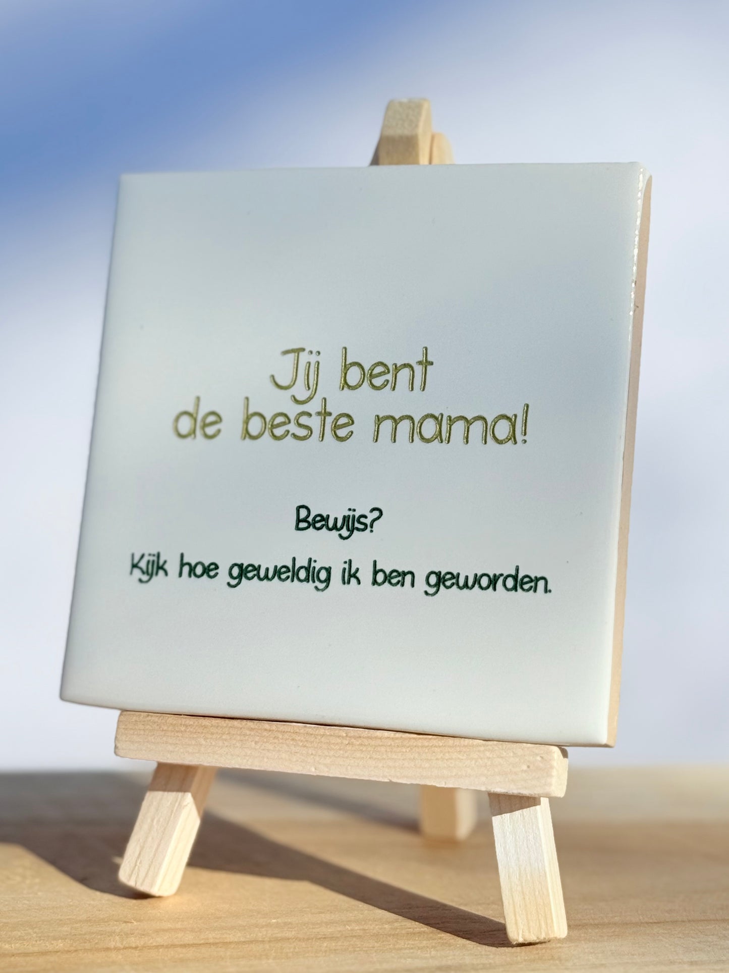 Tegeltje - Jij bent de beste mama!