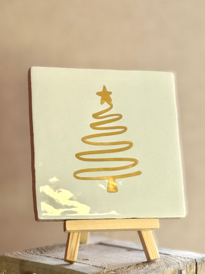 Tegeltje met Kerstboom