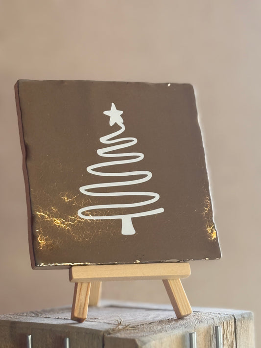 Tegeltje met Kerstboom