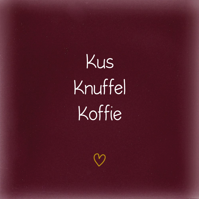 Kus Knuffel Koffie