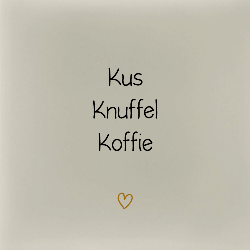 Kus Knuffel Koffie