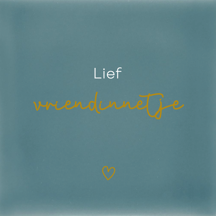 Lief vriendinnetje