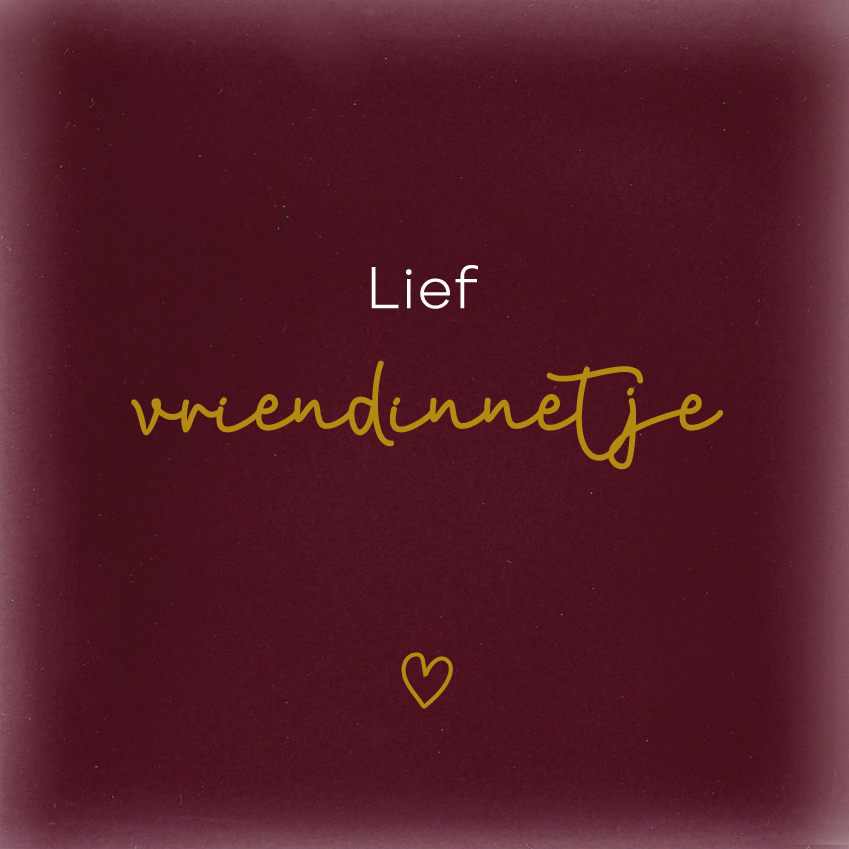 Lief vriendinnetje