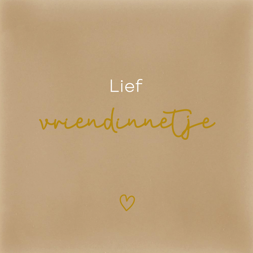 Lief vriendinnetje