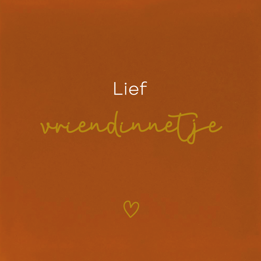 Lief vriendinnetje