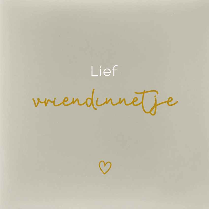 Lief vriendinnetje